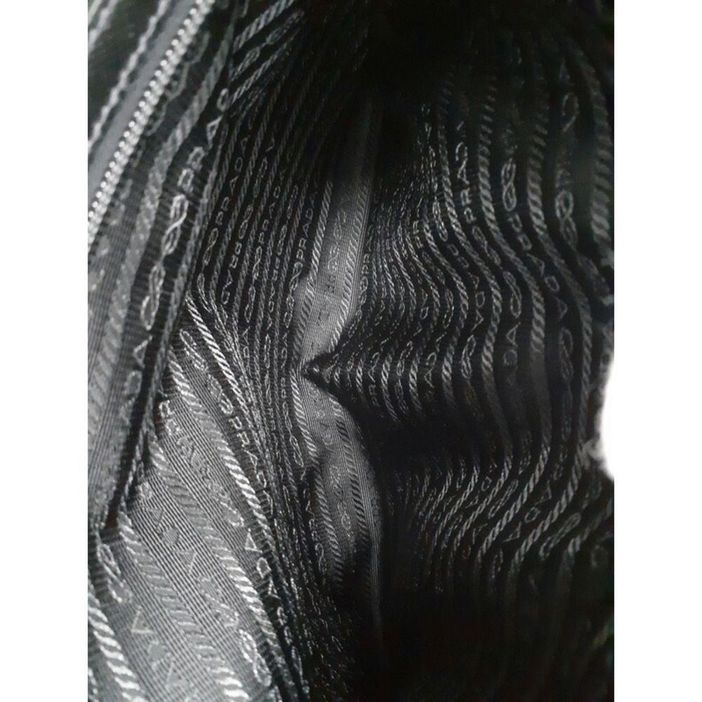Prada leather saffiano nylon Black briefcase - Picture 8 of 9